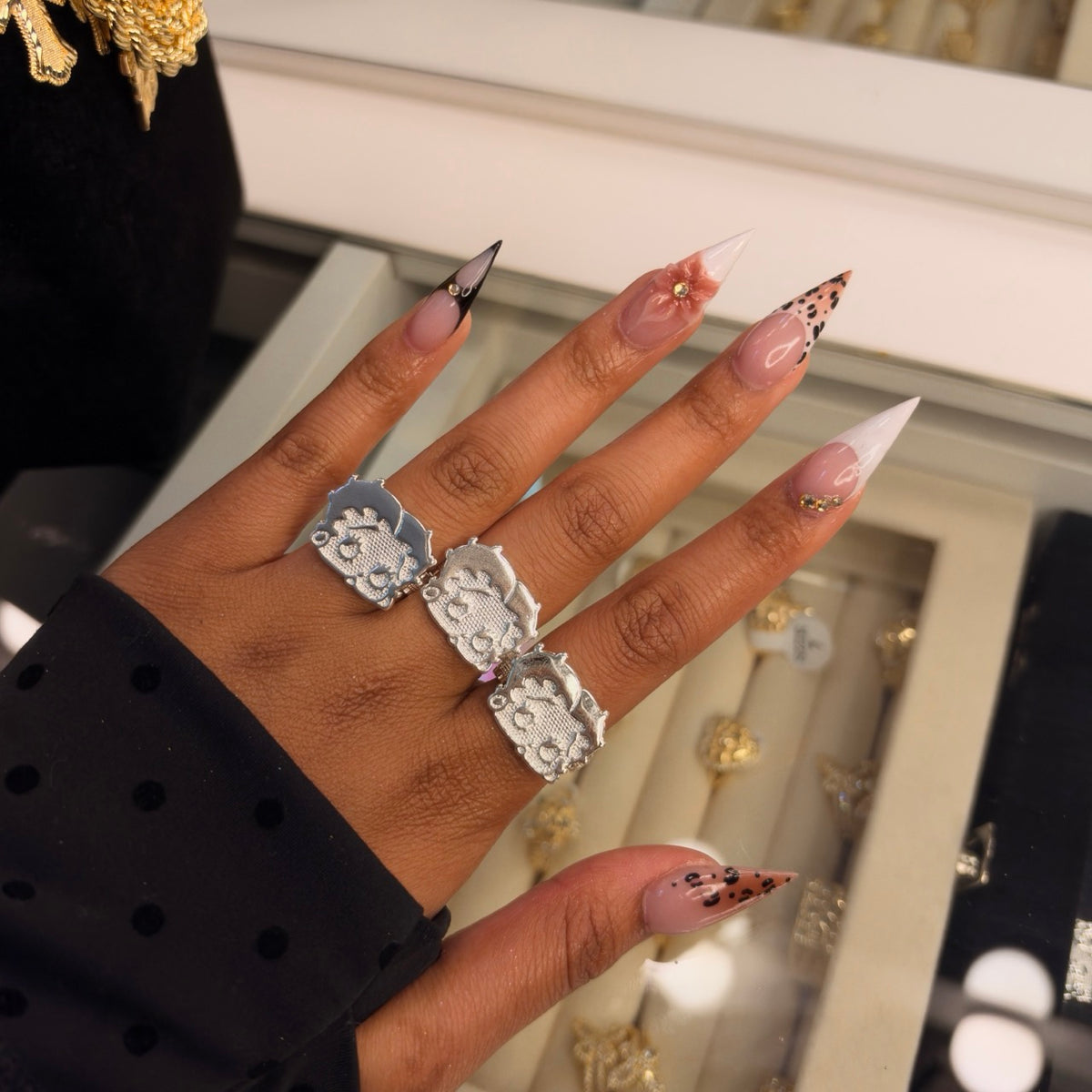 Silver Betty B Rings