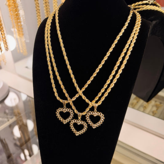 Heart Rolex Necklace